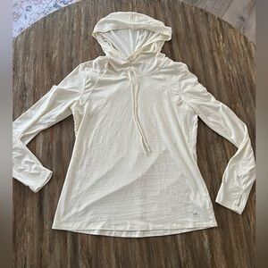 White Athletic Pullover